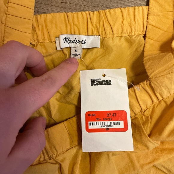 Madewell Ruffle Sleeve Mini Dress - Picture 4 of 7